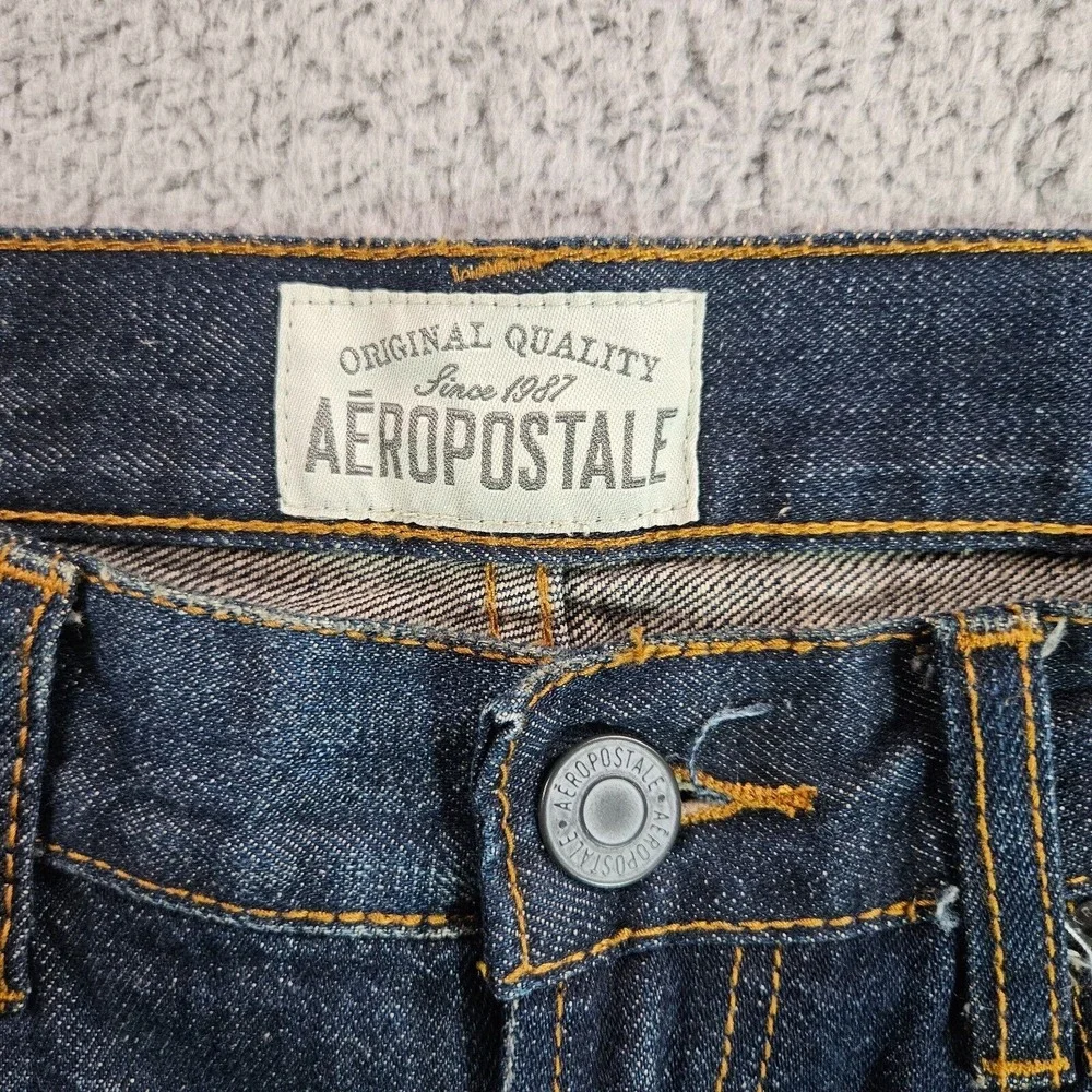 Aeropostale Jeans Women Size 27/28  Inseam= 28 Dark Wash Benton Original Bootcut